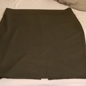 Black pencil skirt